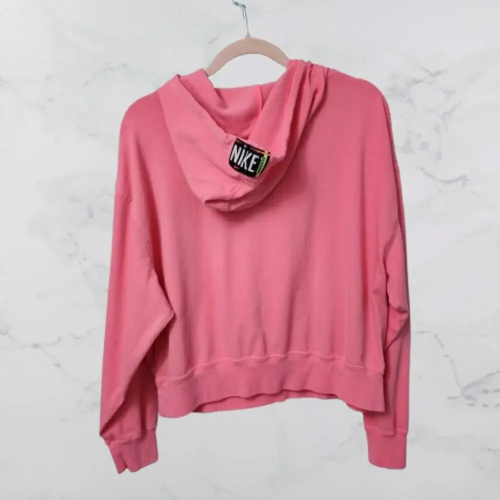 Nike Sportswear Women's Washed Pink Hooded Top Small - Picture 3 of 6